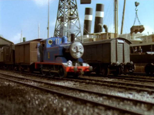 TV版第5シーズンのロンドン・ブライトン・アンド・サウス・コースト鉄道の有蓋貨車