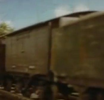 TV版第2シーズンのロンドン・ブライトン・アンド・サウス・コースト鉄道の有蓋貨車5（大型模型の顔）