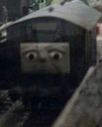 TV版第3シーズンのロンドン・ブライトン・アンド・サウス・コースト鉄道の有蓋貨車3（いじわる貨車の顔）