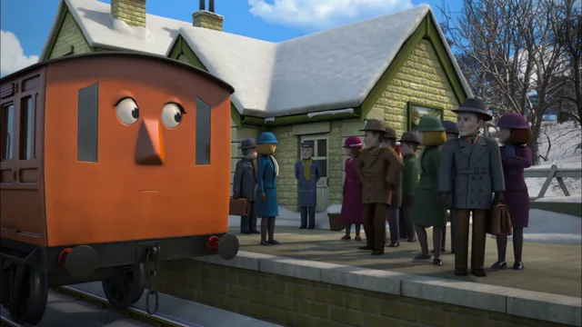 TV版第20シーズンのノース・ウェスタン鉄道の乗客