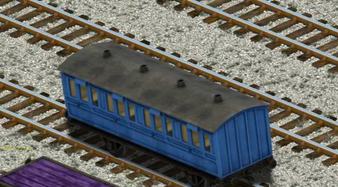 Lift, Load, and Haulの青い支線客車