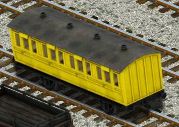 Lift, Load, and Haulの黄色い支線客車