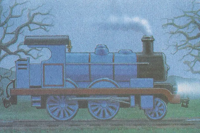 絵本の消えた青いタンク機関車
