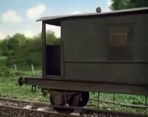 TV版第7シーズンの灰色のイギリス国鉄の20トンブレーキ車2
