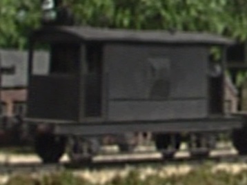 TV版第9シーズンの灰色のイギリス国鉄の20トンブレーキ車