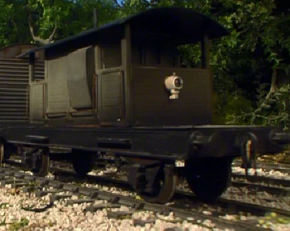 TV版第12シーズンの灰色のサザン鉄道の25トンブレーキ車
