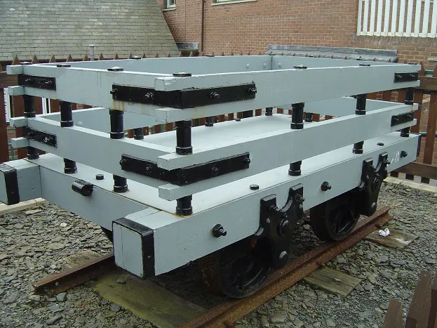 狭軌のスレート貨車（タイプ1）のモデル車