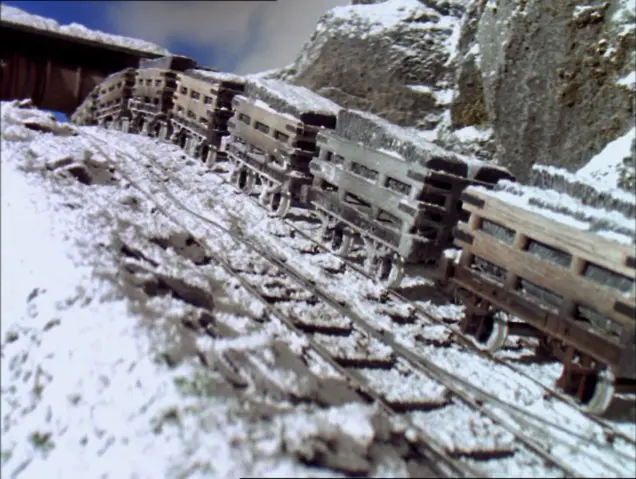 TV版第5シーズンの石材を積んだスレート貨車2