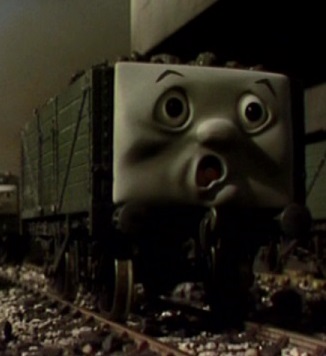 TV版第10シーズンの石炭の貨車（バルストロードの顔）
