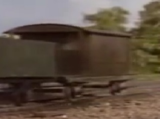 TV版第2シーズンの茶色のイギリス国鉄の20トンブレーキ車4