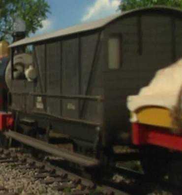 TV版第8シーズンのグレート・ウェスタン鉄道の16トンブレーキ車