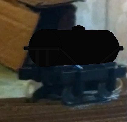 プラレールの黒いタンク車