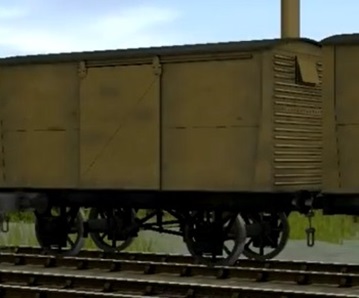 Trainz 2012のロンドン・ミッドランド・アンド・スコティッシュ鉄道の12トン有蓋貨車