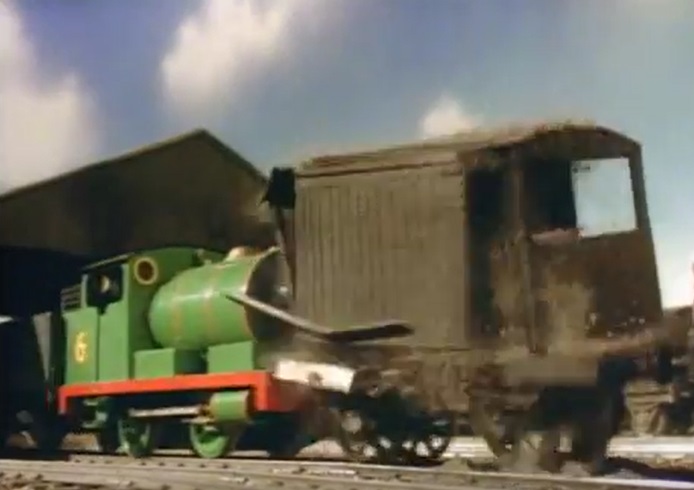 TV版第2シーズンの不格好なイギリス国鉄の20トンブレーキ車