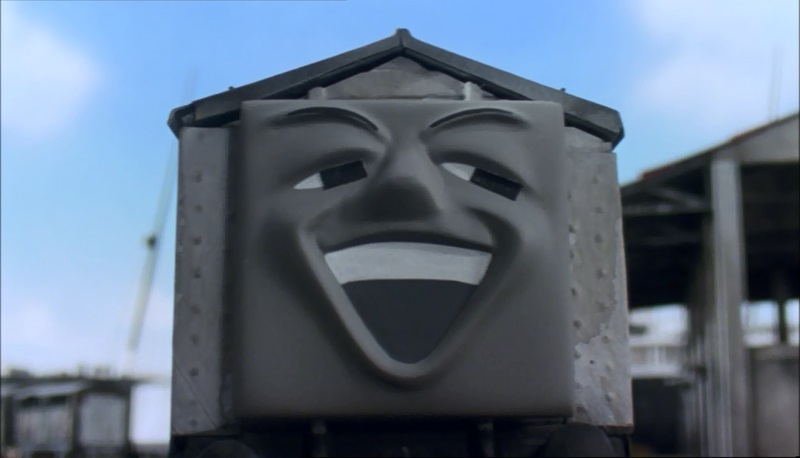 TV版6シーズンの塩の有蓋貨車（タイプ1）（大型模型の顔）