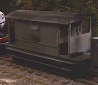 TV版第1シーズンの灰色のイギリス国鉄の20トンブレーキ車2