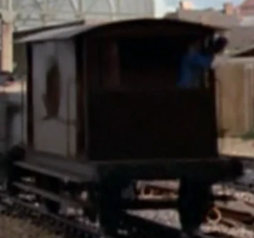 TV版第1シーズンの灰色のイギリス国鉄の20トンブレーキ車4