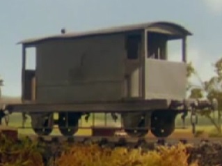 TV版第4シーズンの灰色のイギリス国鉄の20トンブレーキ車9