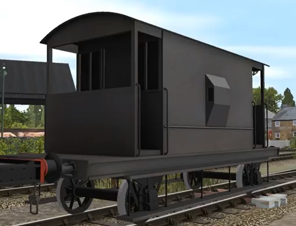 Trainz 2012の灰色のイギリス国鉄の20トンブレーキ車2