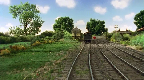 TV版第7シーズンの灰色のイギリス国鉄の20トンブレーキ車