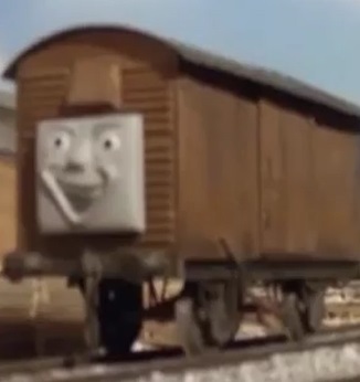 TV版第5シーズンの顔付きのロンドン・アンド・ノース・イースタン鉄道の12トン有蓋貨車（タイプ1）2