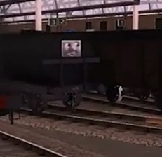Trainz 2009の黒い顔付きタンク車2