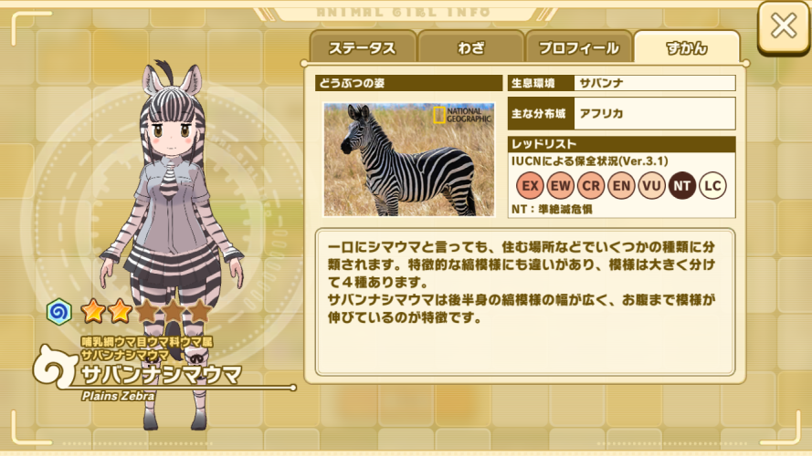 サバンナシマウマ けものフレンズ3 けものフレンズ3プラネットツアーズ 攻略wiki Wiki