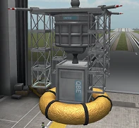 QBEより下は打ち上げロケットの一部。実際にはLV-1とQBEの間にTR-2V Stack Decouplerがある。
