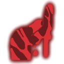 血に染まった手