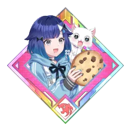 デカクッキーだ！もぐもぐもぐ.webp