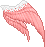 Pink Flowerless Wing