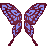 Red Violet Butterfly Wing.gif