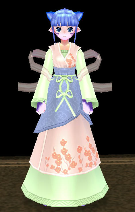 装備 衣装 女性衣装 月灯の羽衣 Mabinogi Wiki