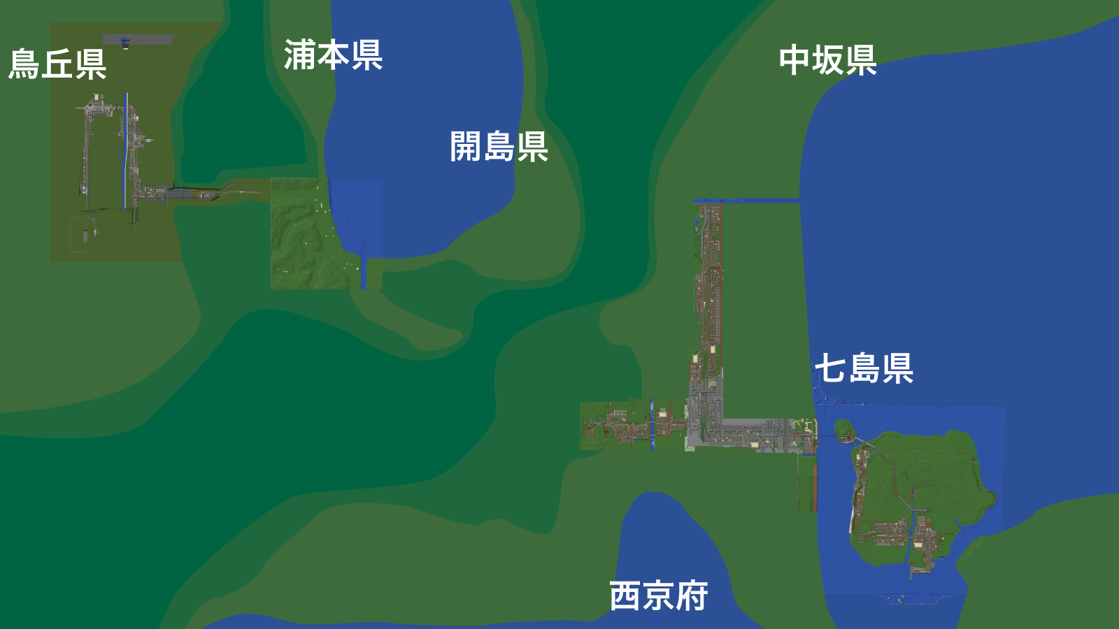 直通路線図 マイクラ鉄道ネットワーク 総合 Wiki