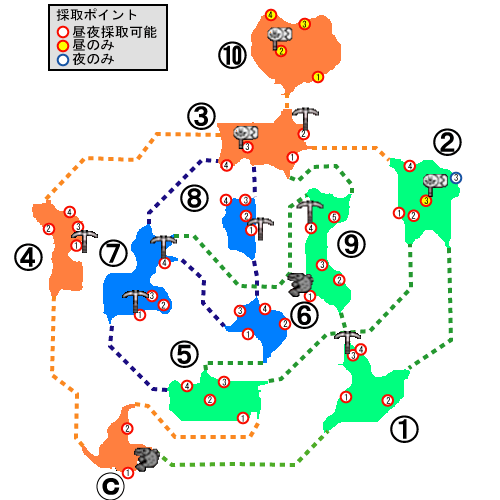 マップ 採取マップ 密林 上位 Mhf攻略 Wiki