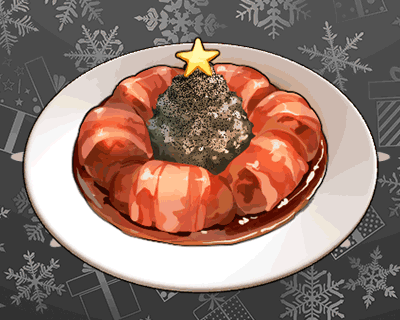 ブラッククリスマスミートローフ