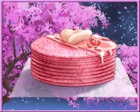 桜色ホットケーキ