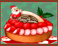 クリスマス苺タルト