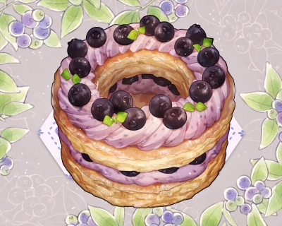 ブルーベリーのリングケーキ