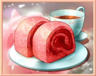 薔薇紅茶ロール