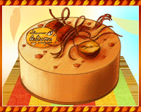 秋深まる栗ケーキ