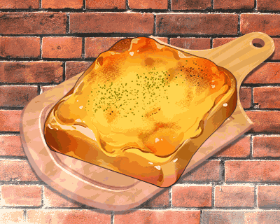 燻製チーズトースト