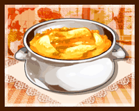 卵のパングラタンスープ