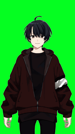 *新GIF画像　パーカー（デフォルト衣装）