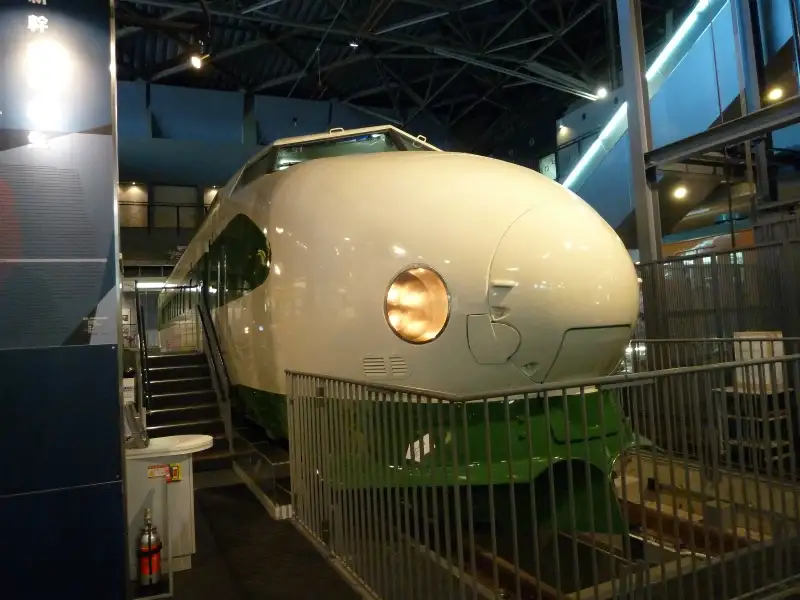 鉄道博物館に展示されている200系新幹線
