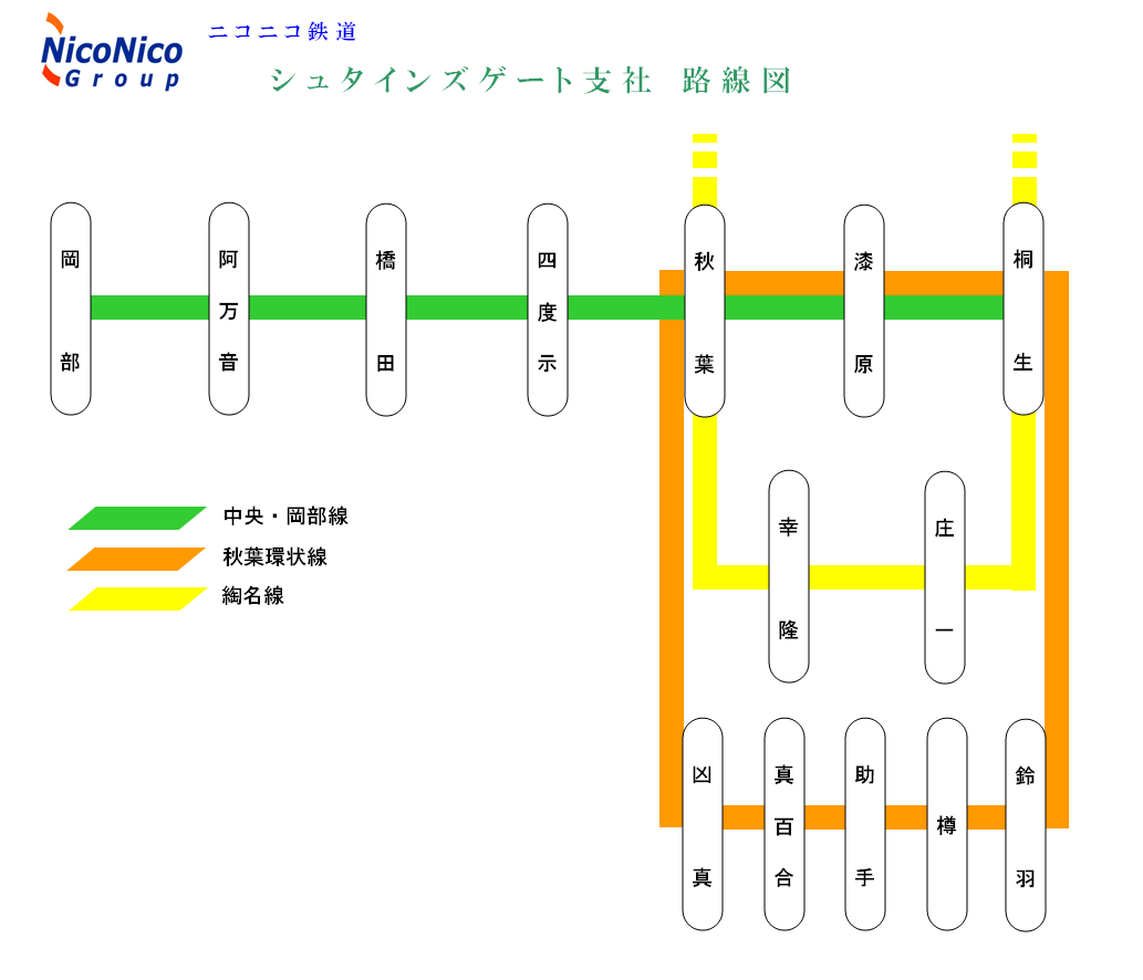 シュタインズゲート 運命石の扉 支社 ニコニコ鉄道株式会社 Wiki