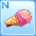 Nアイスクリームのヘアピン 桃.jpg