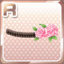 Rお花の三つ編みヘアバンド ピンク.jpg