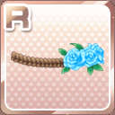 Rお花の三つ編みヘアバンド 水色.jpg