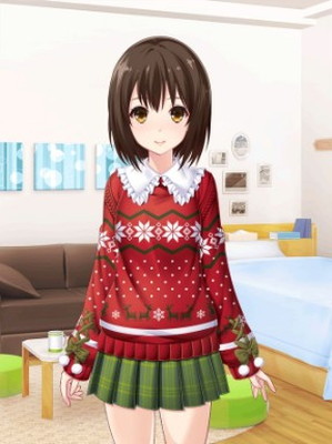 Nクリスマストナカイセーター 赤L.jpg
